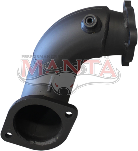 Landcruiser 3in Dump Pipe HZJ75, HZJ78, HZJ79 4.2L Turbo Diesel, 3 Bolt TD05, TD05H DTS Turbo