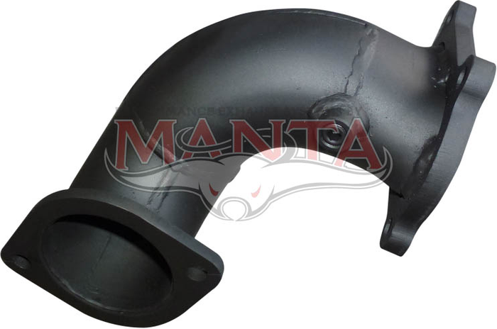 Landcruiser 3in Dump Pipe HZJ75, HZJ78, HZJ79 4.2L Turbo Diesel, 4 Bolt CT26 Toyota Turbo