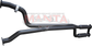 Ford Falcon AU XR8 Ute Dual 2 1/2in Centre Muffler With Perforated Hot Dogs