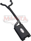 Ford Falcon AU XR8 Ute Dual 2 1/2in Centre Muffler Megaflow