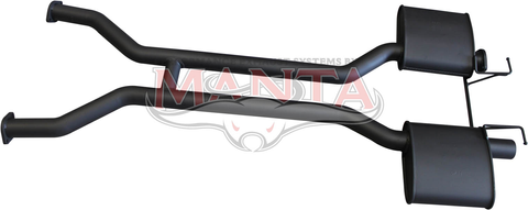 Ford Falcon AU V8 Sedan IRS Dual 2 1/2in Centre Mufflers