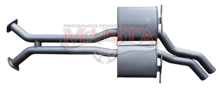 Holden Commodore VT VU VY VZ V8 Dual 2 1/2in Wagon/Ute Centre Muffler