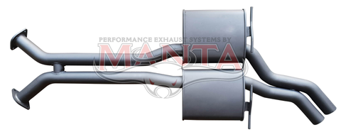 Commodore VT - VZ V8 Dual 2 1/2in Wagon/Ute Centre Muffler