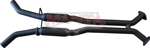 Holden Commodore VU VY VZ V8 Ute 2 1/2in Dual Centre Hotdogs to Suit LH & RH Exit Rears