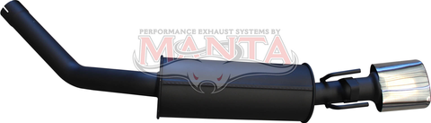 Holden Commodore VU VY VZ V8 Ute 2 1/2in LHS Exit Rear Muffler With Oval Tip