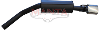 Holden Commodore VU VY VZ V8 Ute 2 1/2in RHS Exit Rear Muffler With Oval Tip