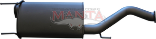LandCruiser HDJ100 Wagon 4.2L Turbo Diesel 3in Centre Muffler