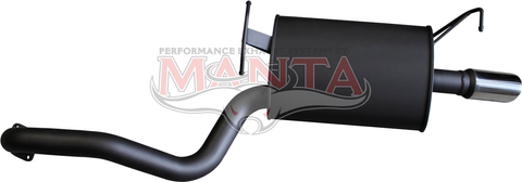 BA - BF Sedan XT, SR, 6 Cylinder 2 1/2in Rear Muffler With DOWN TURN Tip