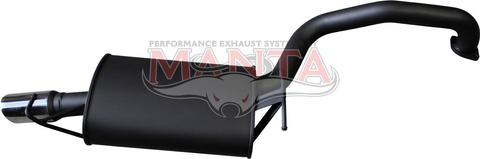 Ford Falcon BA - BF Sedan XT, SR, 6 Cylinder 2 1/2in Rear Muffler With DOWN TURN Tip