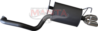 Ford Falcon BA-FG Sedan XT, XR6, G6 2 1/2in Rear Muffler With Twin Tip