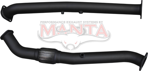 Toyota LandCruiser VDJ200 2016 4.5L V8 3in Engine Pipes With DPF Sensors