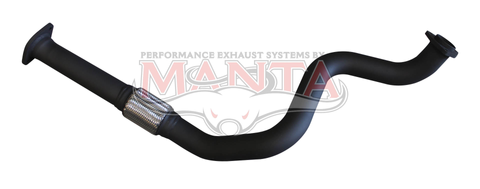 HZJ75, 78, 79 LandCruiser 2 1/2in Engine Pipe With Stainless Flex