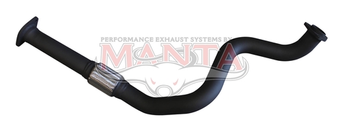 HZJ75, 78, 79 LandCruiser 2 1/2in Engine Pipe With Stainless Flex