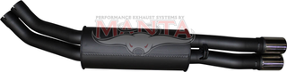 Holden Commodore - Statesman VR - VS IRS Dual 2 1/2in Rear Muffler With Chrome Tips