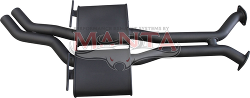 Holden Statesman V8 IRS Dual 2 1/2in Centre Mufflers off Twin Cat