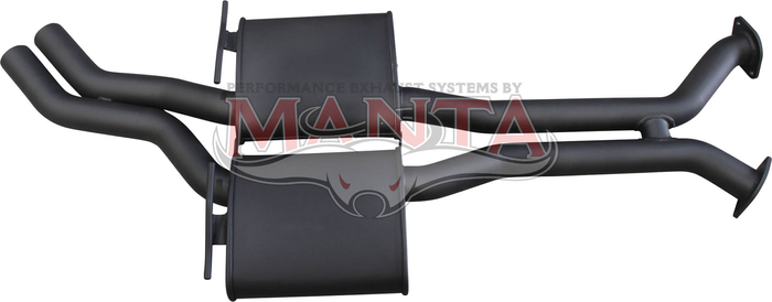 Holden Statesman V8 IRS Dual 2 1/2in Centre Mufflers off Twin Cat