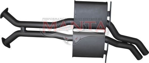 Holden Commodore VT VU VY VZ Sedan V8 Dual 2 1/2in Centre Muffler Recommend For Auto