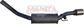 Holden VY - VZ Maloo Left Hand Side 2 1/2in Rear Muffler