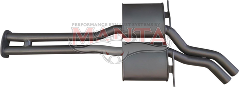 Holden VZ HSV Sedan 2 1/2in Dual Centre Muffler
