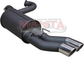 Holden WK, WL Statesman 3in Dual Rear Muffler