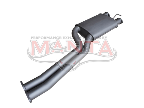Ford Falcon BA BF FG XR8 XR6 Turbo &  Pursuit Ute 2 1/2in Dual Centre Muffler