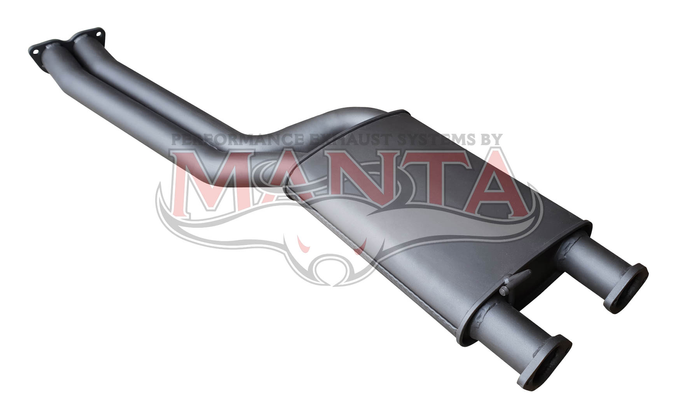 Ford Falcon BA BF FG XR8 XR6 Turbo &  Pursuit Ute 2 1/2in Dual Centre Muffler