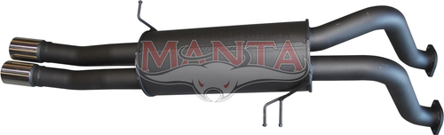 Ford Falcon BA BF FG XR8 XR6 Turbo &  Pursuit Ute 2 1/2in Dual Rear Muffler