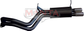 Ford Falcon BA-FG XR8/6T/GT Sedan 2 1/2in Dual Rear Muffler 3in Stainless Tips