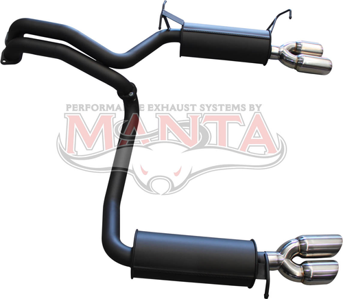 Ford Falcon BF-FG GT/GS Coyote Sedan V8 Supercharged 2 1/2in Dual Rear Mufflers With Twin 31/4in Tip