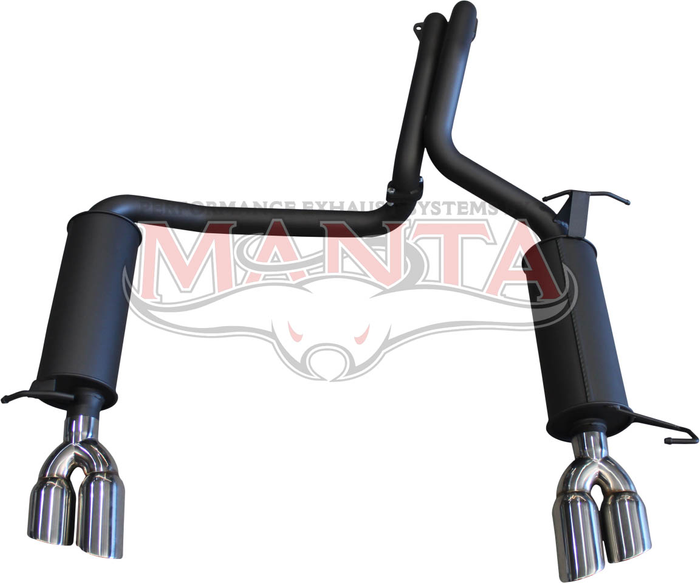 Ford Falcon BF-FG GT/GS Coyote Sedan V8 Supercharged 2 1/2in Dual Rear Mufflers With Twin 31/4in Tip