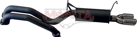 BA XR8/GT & BF, FG XR8 Sedan Dual Outlet Rear Muffler RHS With Twin Tips