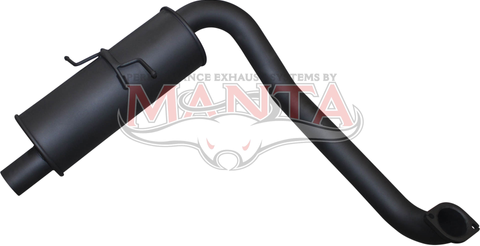 BA XR8/GT & BF, FG XR8 Sedan Dual Outlet Rear Muffler LHS With Twin Tips