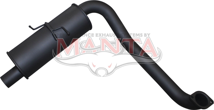 Ford Falcon BA XR8/GT & BF, FG XR8 Sedan Dual Outlet Rear Muffler LHS With Twin Tips