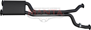 Ford Falcon EB-AU V8 Sedan 2 1/2in Dual Front Muffler Live Axle