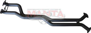 Holden VY - VZ 5.7L V8 1 ton Ute, Crewman 2 1/2in Dual Centre Assembly W/out Muffler