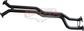 Holden VY - VZ 5.7L V8 1 ton Ute, Crewman 2 1/2in Dual Centre Assembly W/out Muffler