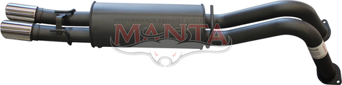 Holden VY - VZ V8 1 ton /Crewman Ute 2 1/2in Dual Rear Muffler