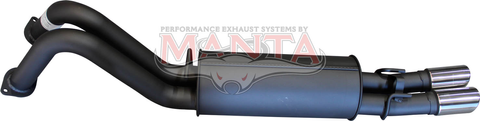 VY - VZ V8 1 ton /Crewman Ute 2 1/2in Dual Rear Muffler