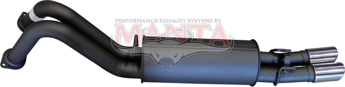 Holden VY - VZ V8 1 ton /Crewman Ute 2 1/2in Dual Rear Muffler