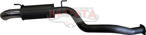 Toyota LandCruiser UZJ/VDJ200 V8 Petrol-Turbo Diesel 3in Rear Muffler (Droopy Style Tip)