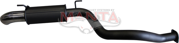 Toyota LandCruiser UZJ/VDJ200 V8 Petrol-Turbo Diesel 3in Rear Muffler (Droopy Style Tip)