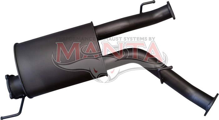 LandCruiser VDJ200 Wagon Dual 3in-Single 4in Centre Muffler