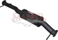 VW Amarok Ute TDI400 2H 3in Small Centre Muffler