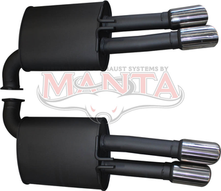 WM Statesman V8 6.0L 3in Dual Rear Mufflers (Pair)