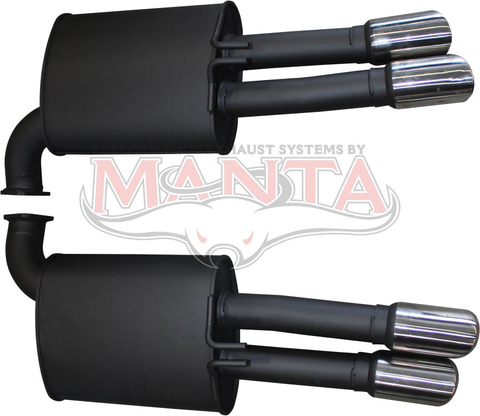 WM Statesman V8 6.0L 3in Dual Rear Mufflers (Pair)