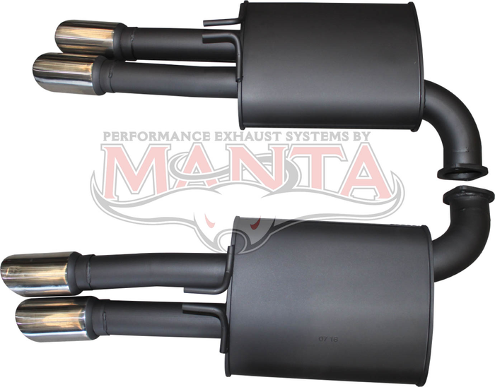 WM Statesman V8 6.0L 3in Dual Rear Mufflers (Pair)