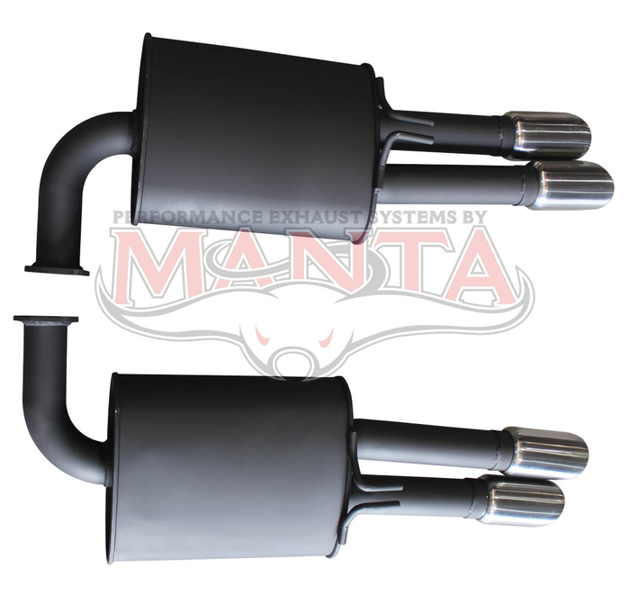 WM Statesman V8 6.0L 2 1/2in Dual Rear Mufflers (Pair)