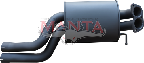 Ford Falcon FG XR8/GT Sedan 2 1/2in Dual Centre Muffler