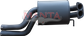 Ford Falcon FG XR8/GT Sedan 2 1/2in Dual Centre Muffler