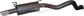 LandCruiser UZJ/VDJ200 3in Rear Muffler (Including Single 3 1/4 in SS Tip)